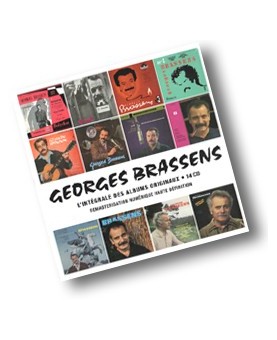 GEORGES BRASSENS / L'INTÉGRALE DES ALBUMS ORIGINAUX 14 CD